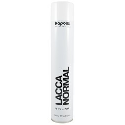 Лак аэрозольный для волос нормальной фиксации серии &quot;Styling&quot; Kapous, 500 мл