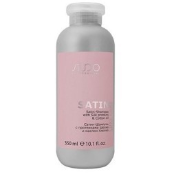 Сатин-Шампунь с протеинами шелка и маслом хлопка серии "Luxe Care" линии Studio Professional, 350 мл