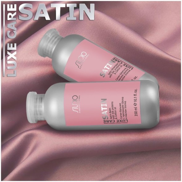 Сатин-Шампунь с протеинами шелка и маслом хлопка серии &quot;Luxe Care&quot; линии Studio Professional, 350 мл