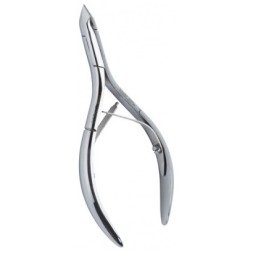 Cobalt 03, кусачки для кутикулы блестящие (6мм), маленькая пятка, удлиненные ручки, сэндвич