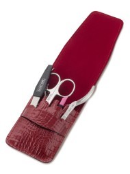 МН 05-1, маникюрный набор, красный чехол, 5 предметов