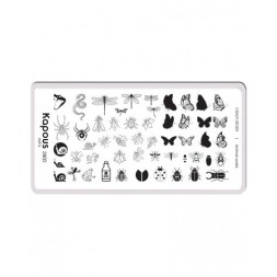 Animal world, пластина для стемпинга «Crazy story» Kapous