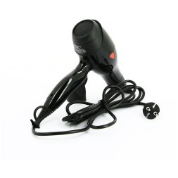 Фен DEWAL PROFILE COMPACT, черный, 600гр, 2000Вт, ионизация, 2 насадки, провод 3м