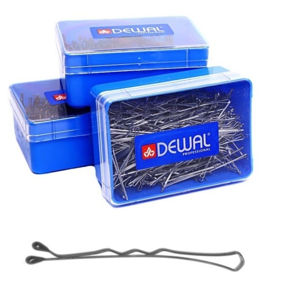 SLN40V-4/200 Невидимки DEWAL серебристые, волна 40мм, 200гр, в коробке