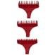 3072-016  Wahl Attachment comb set Detailer wide/Набор насадок 1,5; 3; 4,5мм для Detailer Wide