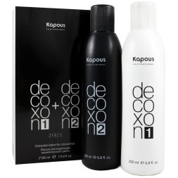 Лосьон для коррекции косметического цвета &quot;Decoxon 2 Faze&quot; 200+200 мл