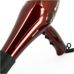 Фен DEWAL FORSAGE, красный, вес 600гр, 2200Вт, ионизация, 2 нас, провод 3м
