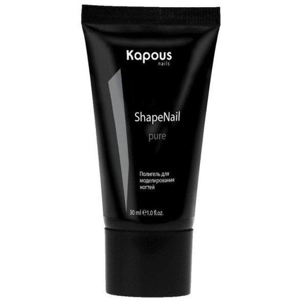 Полигель для моделирования ногтей «ShapeNail» Прозрачный, Kapous, 30 мл