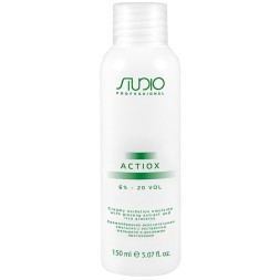 Кремообразная окислительная эмульсия  6% «ActiOx» 150 мл линии Studio Professional,  с экстрактом женьшеня и рисовыми протеинами
