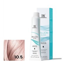 Крем-краска для волос TNL Million Gloss оттенок 10.5 Платиновый блонд махагоновый 100 мл