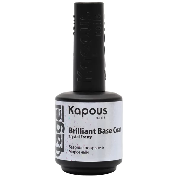 2913 Базовое покрытие Морозный «Вrilliant Base Coat Crystal Frosty» «Lagel», 15 мл