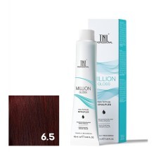 Крем-краска для волос TNL Million Gloss оттенок 6.5 Темный блонд махагоновый 100 мл