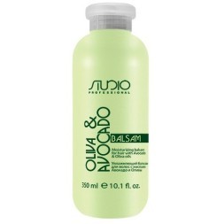 Увлажняющий бальзам для волос с маслами Авокадо и Оливы линии Studio Professional, 350 мл