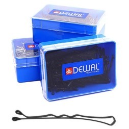 SLN40V-1/200 Невидимки DEWAL черные, волна 40 мм, 200 гр, в коробке