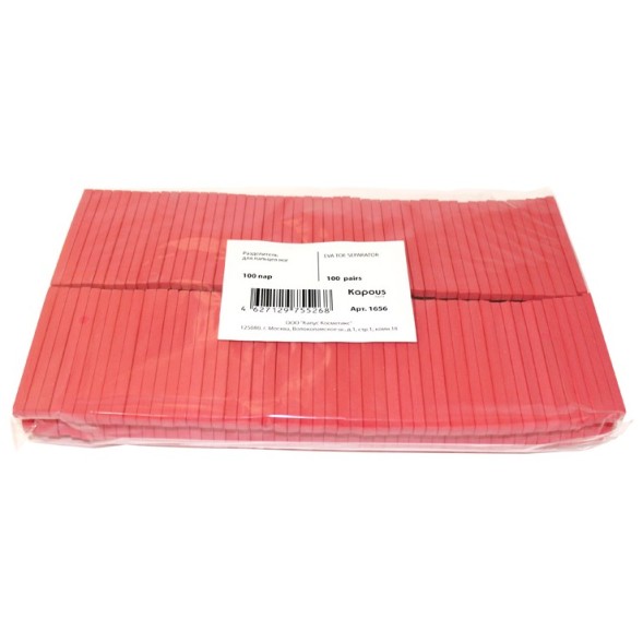 Разделитель для пальцев ног, 100 пар/уп