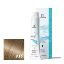 Крем-краска для волос TNL Million Gloss оттенок 9.13 Очень светлый блонд бежевый 100 мл