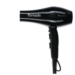 Фен DEWAL PRO TORNADO, черный, 2300Вт, ионизация, 2 насадки