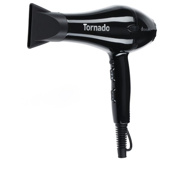 03-8010 Black Фен DEWAL PRO TORNADO, черный, 2300Вт, ионизация, 2 насадки