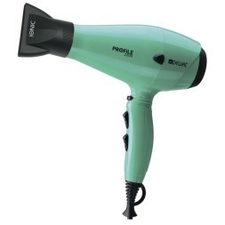 Фен DEWAL PROFILE, аквамарин, вес 570гр, 2200Вт, ионизация, 2 насадки, провод 3м