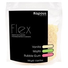 Полимерный воск в гранулах «Flex» с ароматом Ваниль Kapous, 500 г