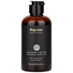 Беcсульфатный шампунь для волос с Дёгтем Kapous, 300 мл