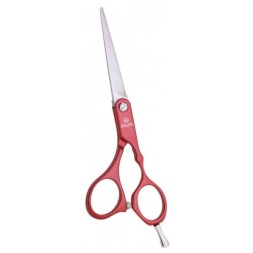 M31955-RD Парикмахерские  ножницы DEWAL прямые 5,5", красные