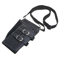 EF05B Кобура для ножниц DEWAL, иск.кожа,черная 12х21см