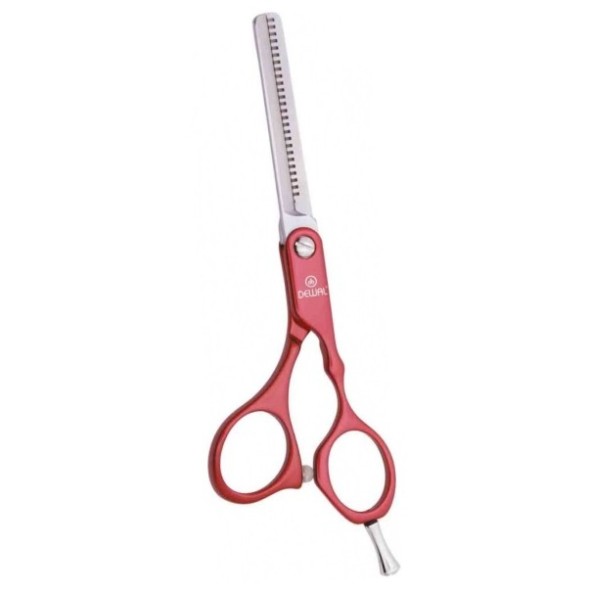 Парикмахерские ножницы DEWAL филировочные 5,5&quot; ,красные