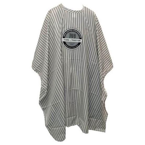 Пеньюар Wahl Barber Cape Pinstripes 100 yrs logo