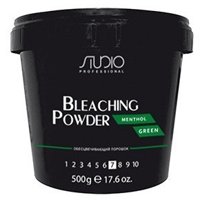 Обесцвечивающий порошок для волос «Menthol Green» линии Studio Professional, 500 г