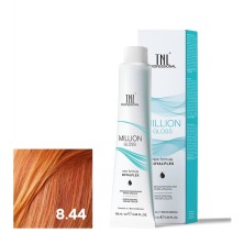 Крем-краска для волос TNL Million Gloss оттенок 8.44 Светлый блонд медный интенсивный 100 мл