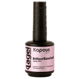 3122 Базовое покрытие с шиммером Роскошный блеск «Brilliant Base Coat Luxury Shine» «Lagel», 15 мл