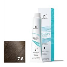 Крем-краска для волос TNL Million Gloss оттенок 7.8 Блонд карамель 100 мл