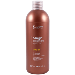 Лосьон для долговременной завивки волос с кератином серии “Magic Keratin” Kapous, 500 мл