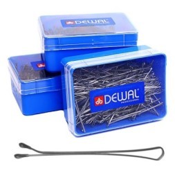 SLN40P-4/200 Невидимки DEWAL серебристые, прямые 40мм, 200гр, в коробке
