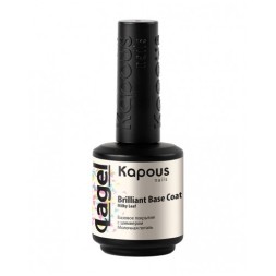 2940 Базовое покрытие с шиммером Молочная поталь «Вrilliant Base Coat Milky Leaf» «Lagel», 15 мл