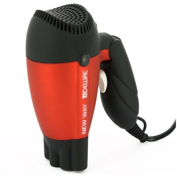 03-5512 Red Фен дорожный складной  DEWAL  New Way, красный 1000Вт