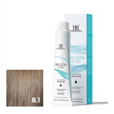 Крем-краска для волос TNL Million Gloss оттенок 8.1 Светлый блонд пепельный 100 мл