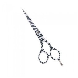 M30655AS-ZB Парикмахерские  ножницы DEWAL филировочные 5,5" , 28 зубцов,  узор "зебра"