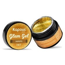 Гель-краска «Glam Gel» Kapous, золото, 5 мл