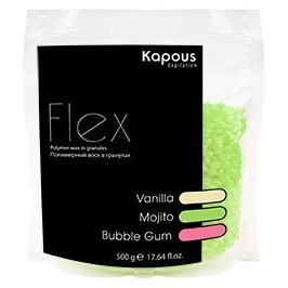 Полимерный воск в гранулах «Flex» с ароматом Мохито Kapous, 500 г