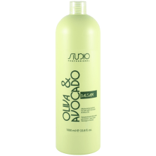 Увлажняющий бальзам для волос с маслами Авокадо и Оливы линии Studio Professional, 1000 мл