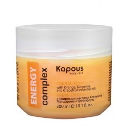 Крем-парафин «ENERGY complex» с эфирными маслами Апельсина, Мандарина и Грейпфрута Kapous, 300 мл