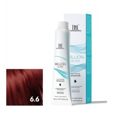 Крем-краска для волос TNL Million Gloss оттенок 6.6 Темный блонд красный 100 мл