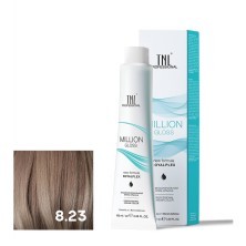 Крем-краска для волос TNL Million Gloss оттенок 8.23 Светлый блонд перламутровый золотистый 100 мл