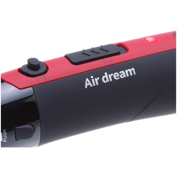 03-150 Фен -щетка DEWAL PRO AIR DREAM, черная, 1000Вт, 2 насадки: 25мм, 38 мм, провод 3м