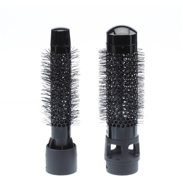 03-150 Фен -щетка DEWAL PRO AIR DREAM, черная, 1000Вт, 2 насадки: 25мм, 38 мм, провод 3м