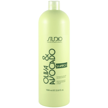 Шампунь для волос с маслами Авокадо и Оливы линии Studio Professional, 1000 мл
