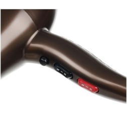 Фен DEWAL PRO BLUES, шоколад, 2600Вт, ионизация, 2 нас, провод 3м