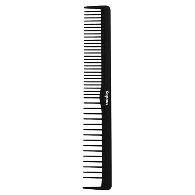2452 Расческа парикмахерская «Carbon fiber» 172*27 мм Kapous